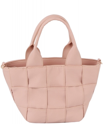 Woven Bucket Crossbody Bag LAS004-Z BLUSH